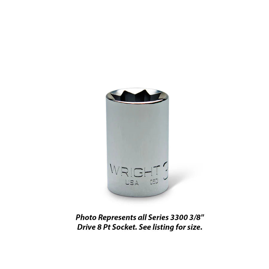 3/8" Drive 8 Point Standard Double Square Socket - 7/8"