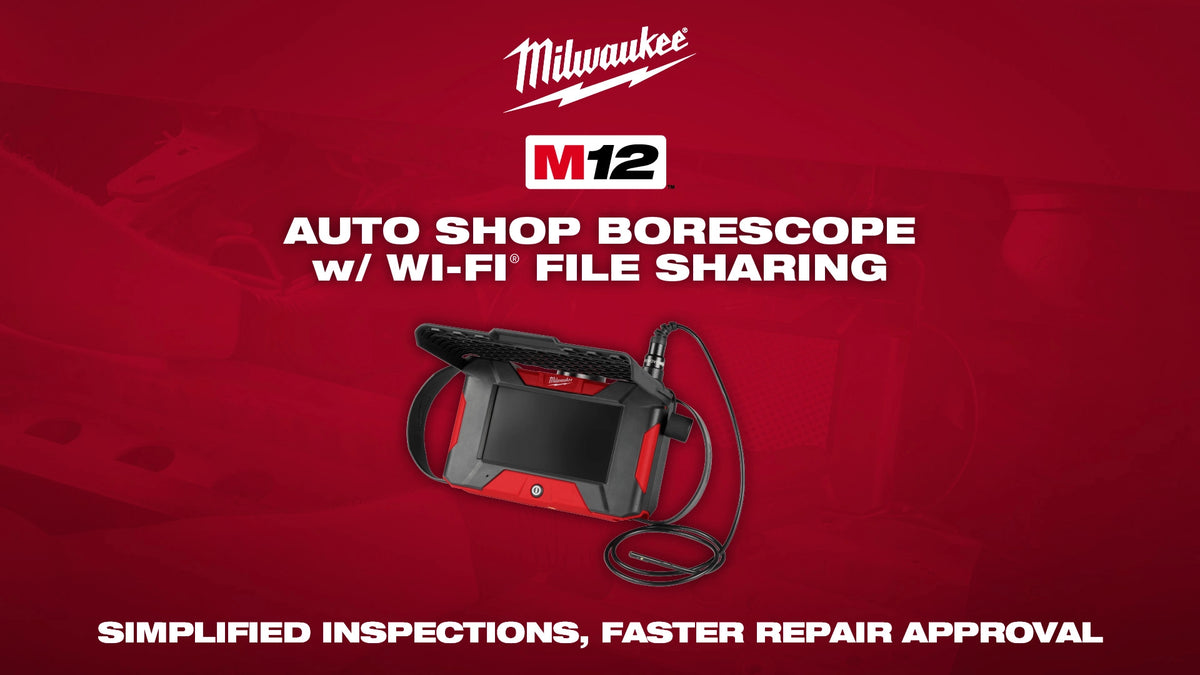 Milwaukee M12™ Auto Shop Borescope w/ Wi-Fi® File Sharing
