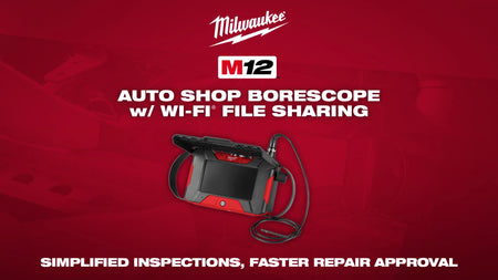 Milwaukee M12™ Auto Shop Borescope w/ Wi-Fi® File Sharing