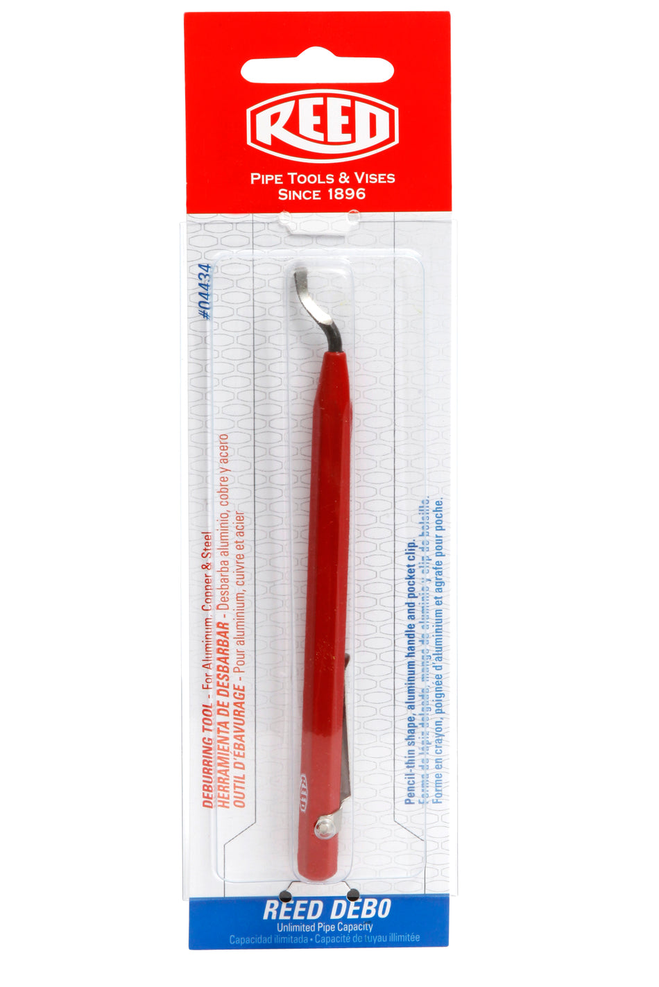 Deburring Tool, Steel Blade, 5-1/2 in OAL