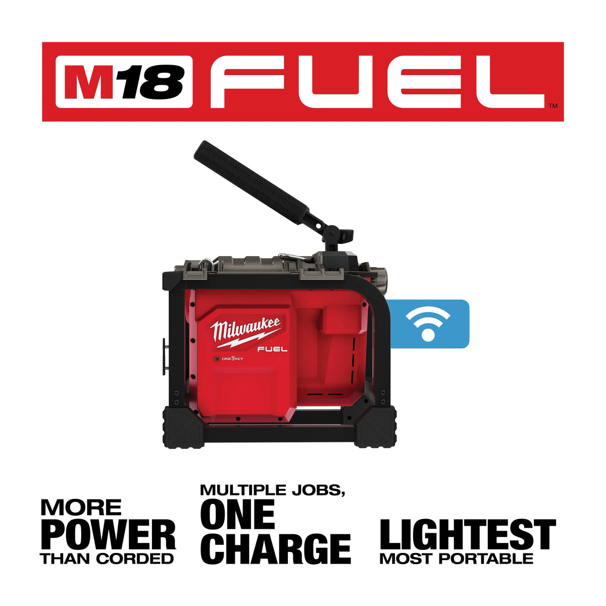 Milwaukee M18 FUEL™ Sectional Machine for 5/8” & 7/8" Cable