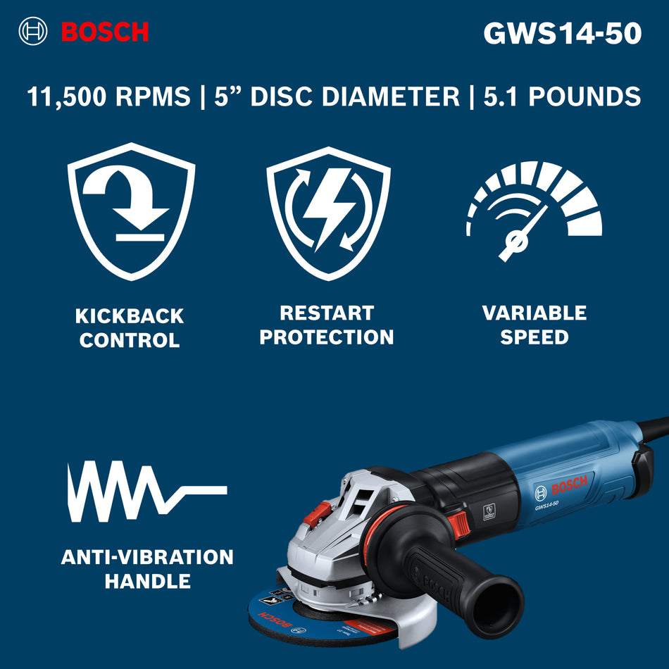 Bosch 5 In. Angle Grinder