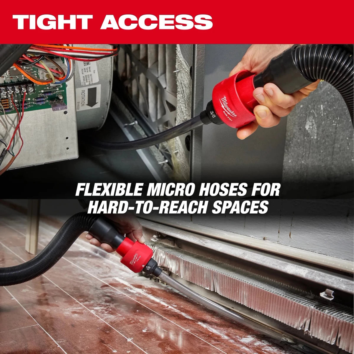 AIR-TIP™ Long Reach Flexible Micro Hose Set - AAA Industrial Supply