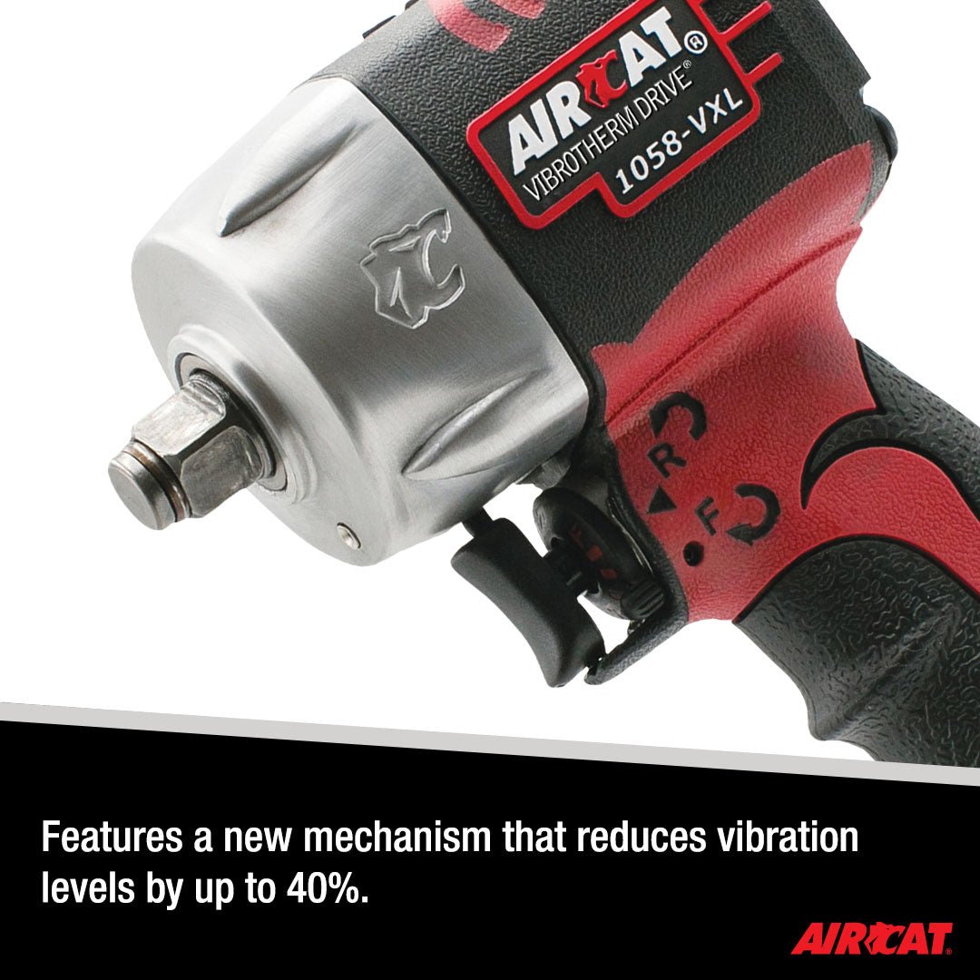 AIRCAT 1058-VXL 1/2" Drive Compact Impact Wrench - AAA Industrial Supply