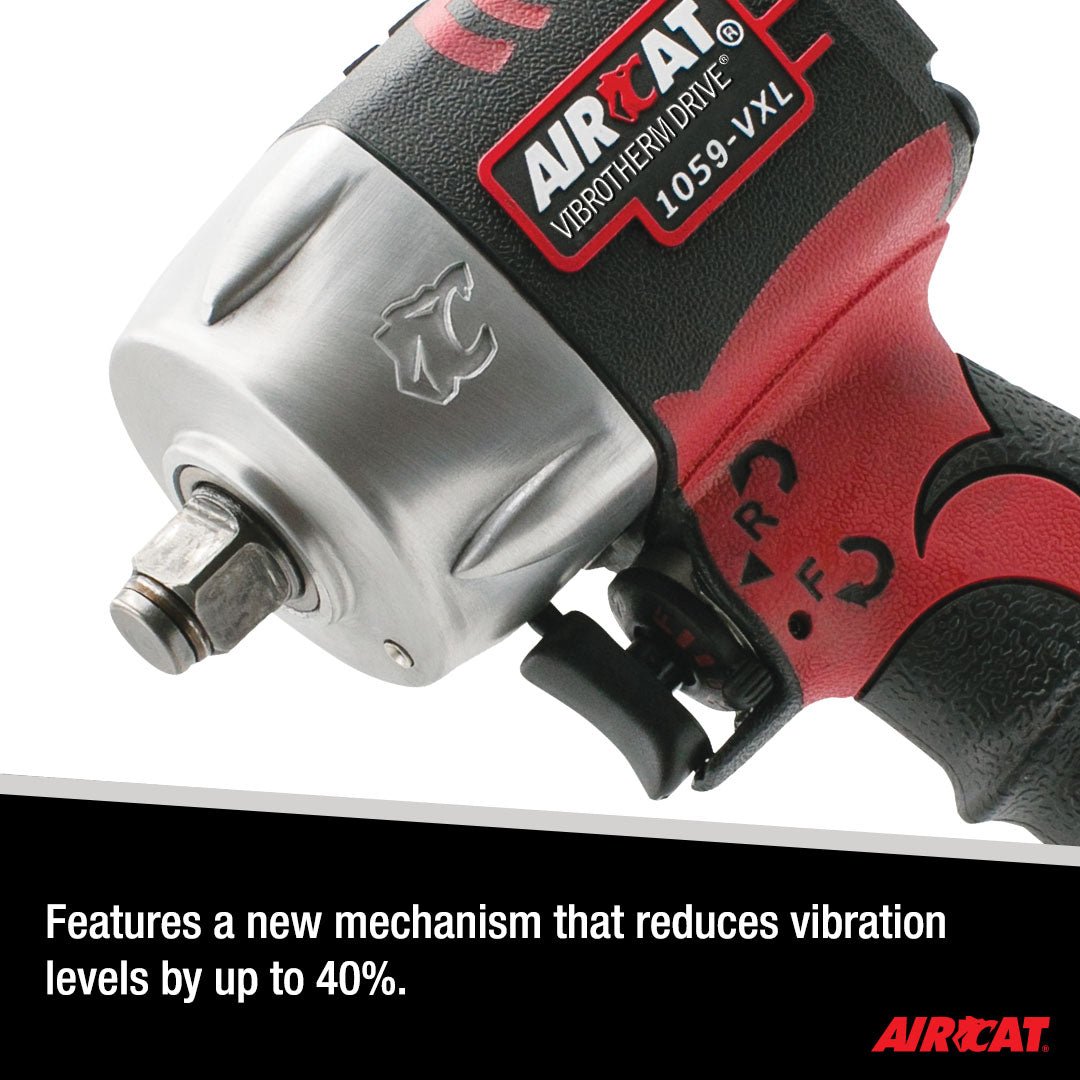 AIRCAT 1059-VXL 3/8" VIBROTHERM DRIVE Compact Impact - AAA Industrial Supply
