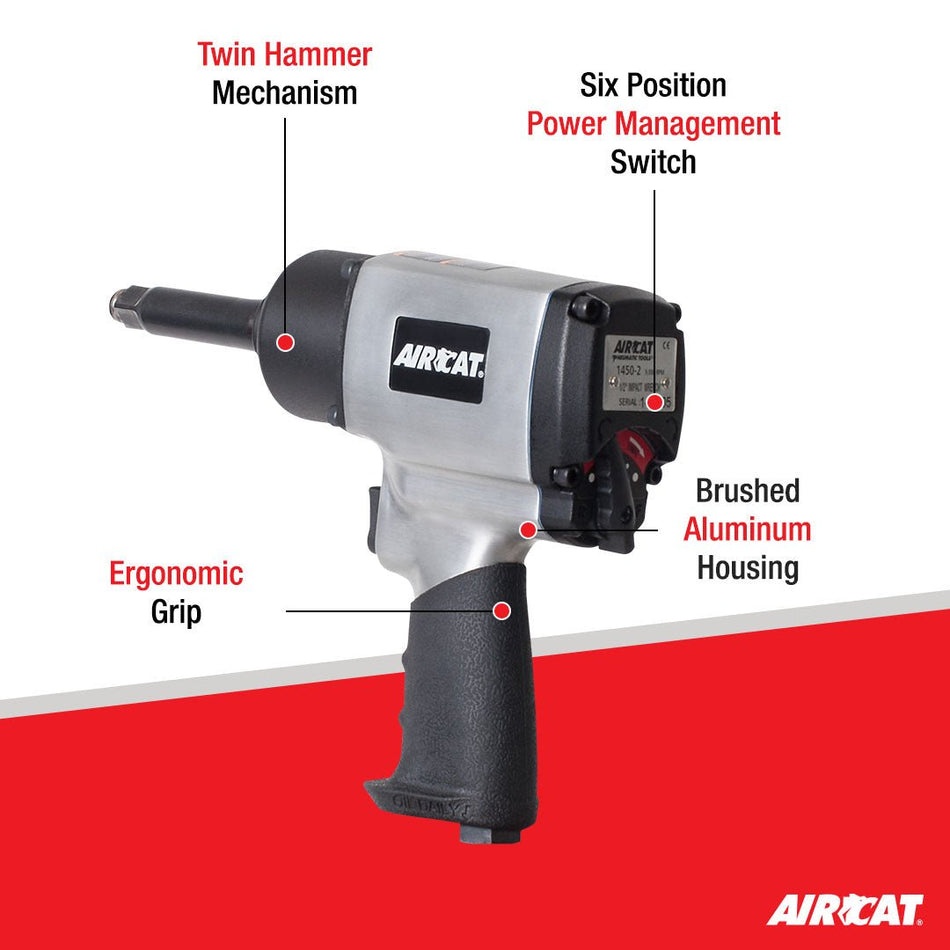 AIRCAT 1/2" Impact with 2 " Anvil - AAA Industrial Supply