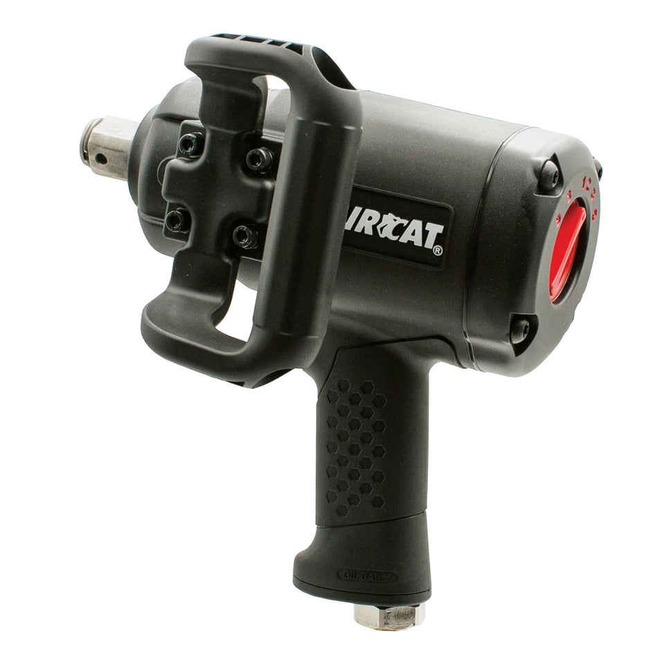 AirCAT 1870-P 1" Low Weight Pistol Impact wrench 2100 ft-lbs , Black , Medium - AAA Industrial Supply