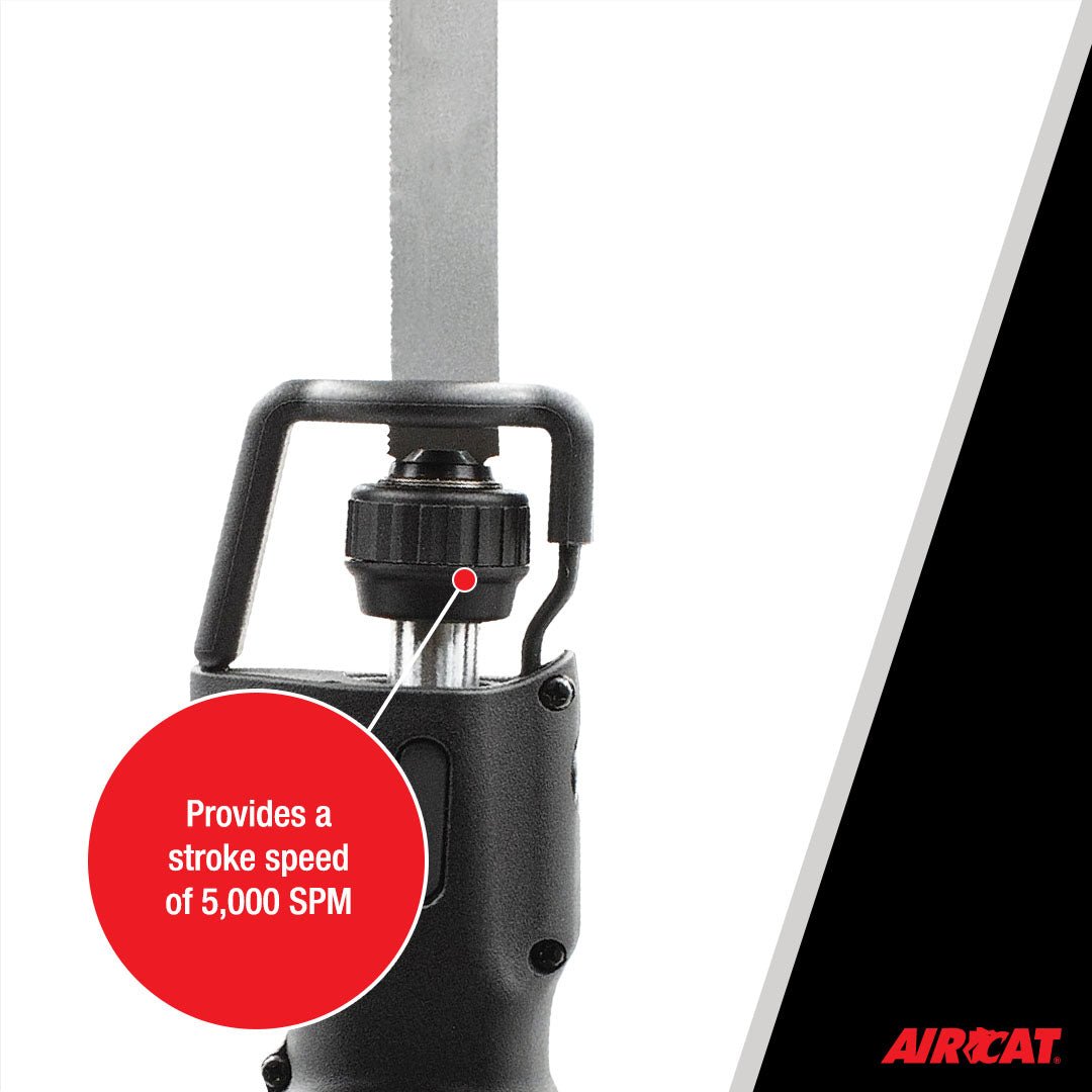 AirCat 6355-A: Universal Saw Blade Air Saw With Quick Change Retainer - AAA Industrial Supply