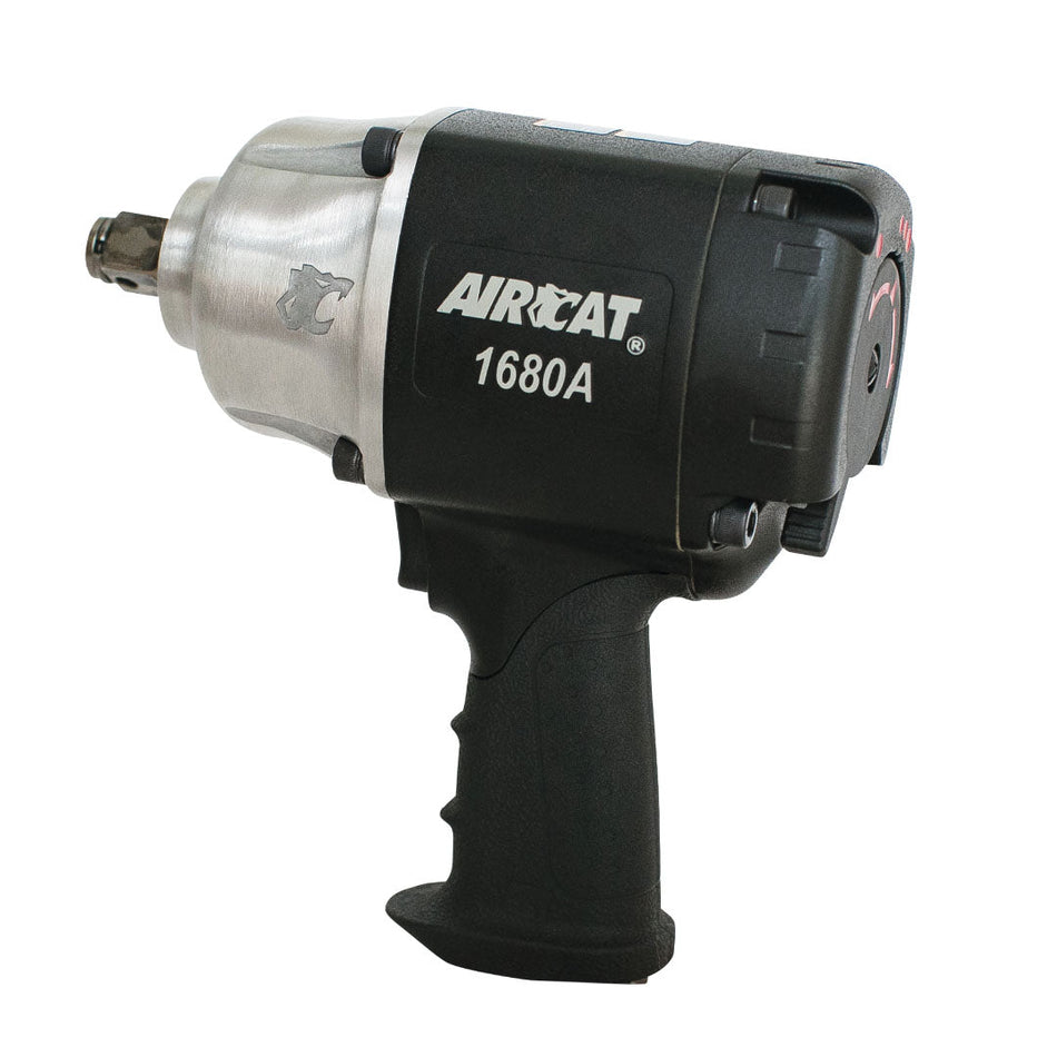 AIRCAT - Aircat 3/4 In. Xtreme Duty Impact Wrench (1680-A) , Black , Medium - AAA Industrial Supply