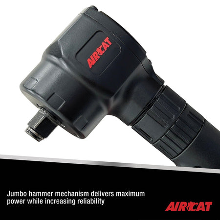 AIRCAT Pneumatic Tools 1070 1/2" Angle Impact Wrench 700 ft-lb - AAA Industrial Supply