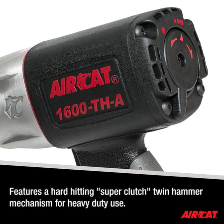 AIRCAT Pneumatic Tools 1600-TH-A: Composite Impact Wrench 1600 ft-lbs of Torque - 3/4-Inch - AAA Industrial Supply