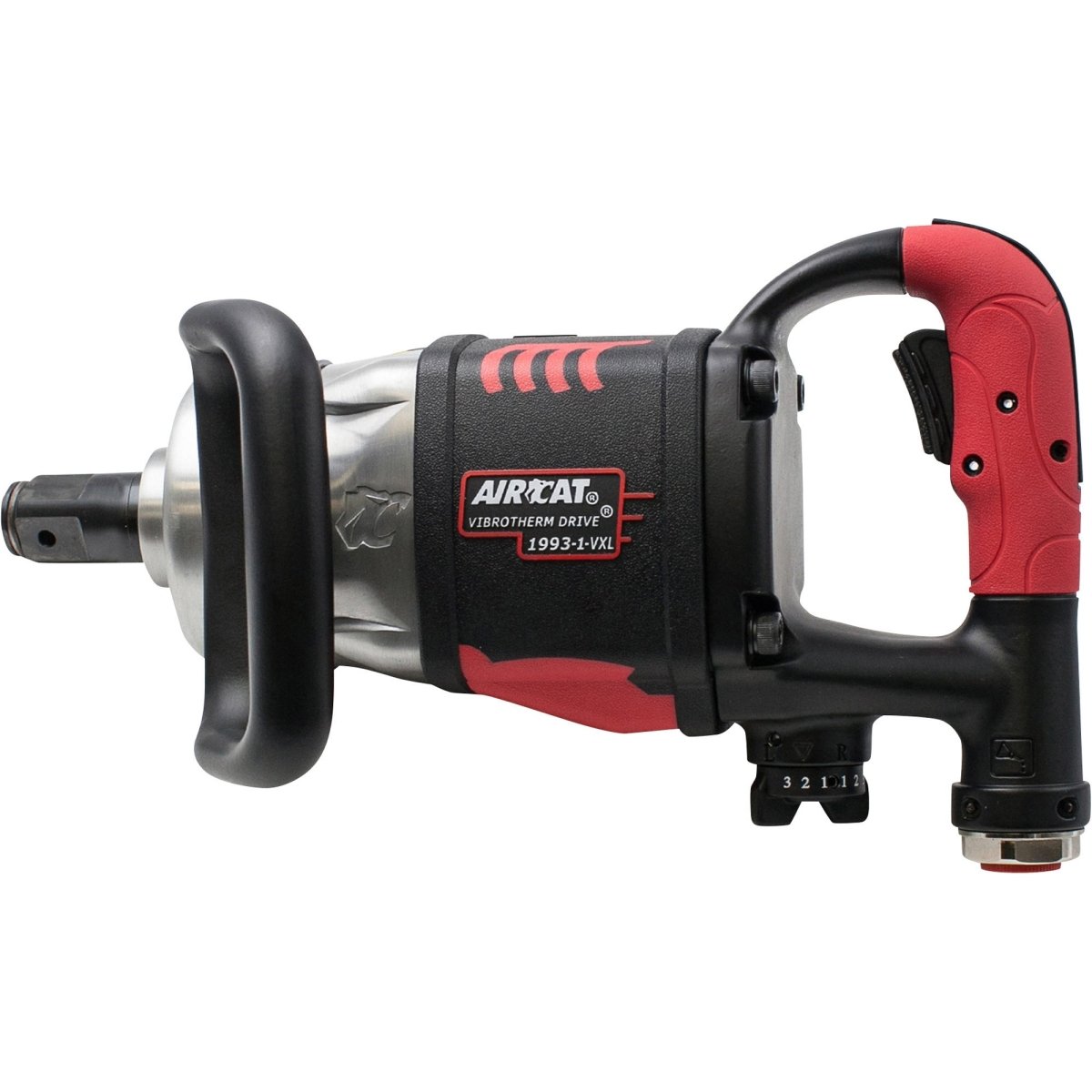 AIRCAT Pneumatic Tools 1993-1-VXL: 1-Inch Vibrotherm Drive Composite Straight Impact Wrench 2,300 ft-lbs - Standard Anvil - AAA Industrial Supply