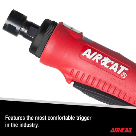 AIRCAT Pneumatic Tools 6200: .4 HP Mini Straight Die Grinder 20,000 RPM - AAA Industrial Supply