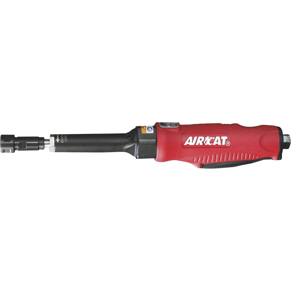 AIRCAT Pneumatic Tools 6210: .5 HP Composite Extended Straight Die Grinder 22,000 RPM - AAA Industrial Supply