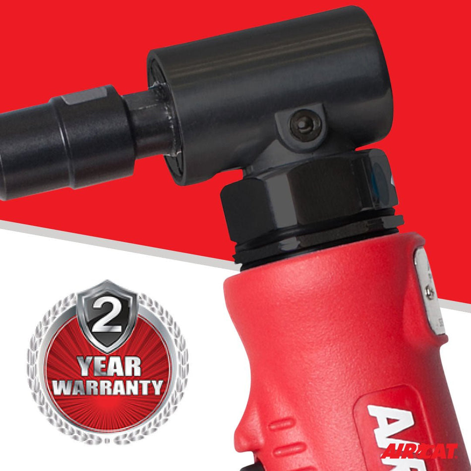 AIRCAT Pneumatic Tools 6255 Composite Right Angle Die Grinder 20,000 RPM - AAA Industrial Supply