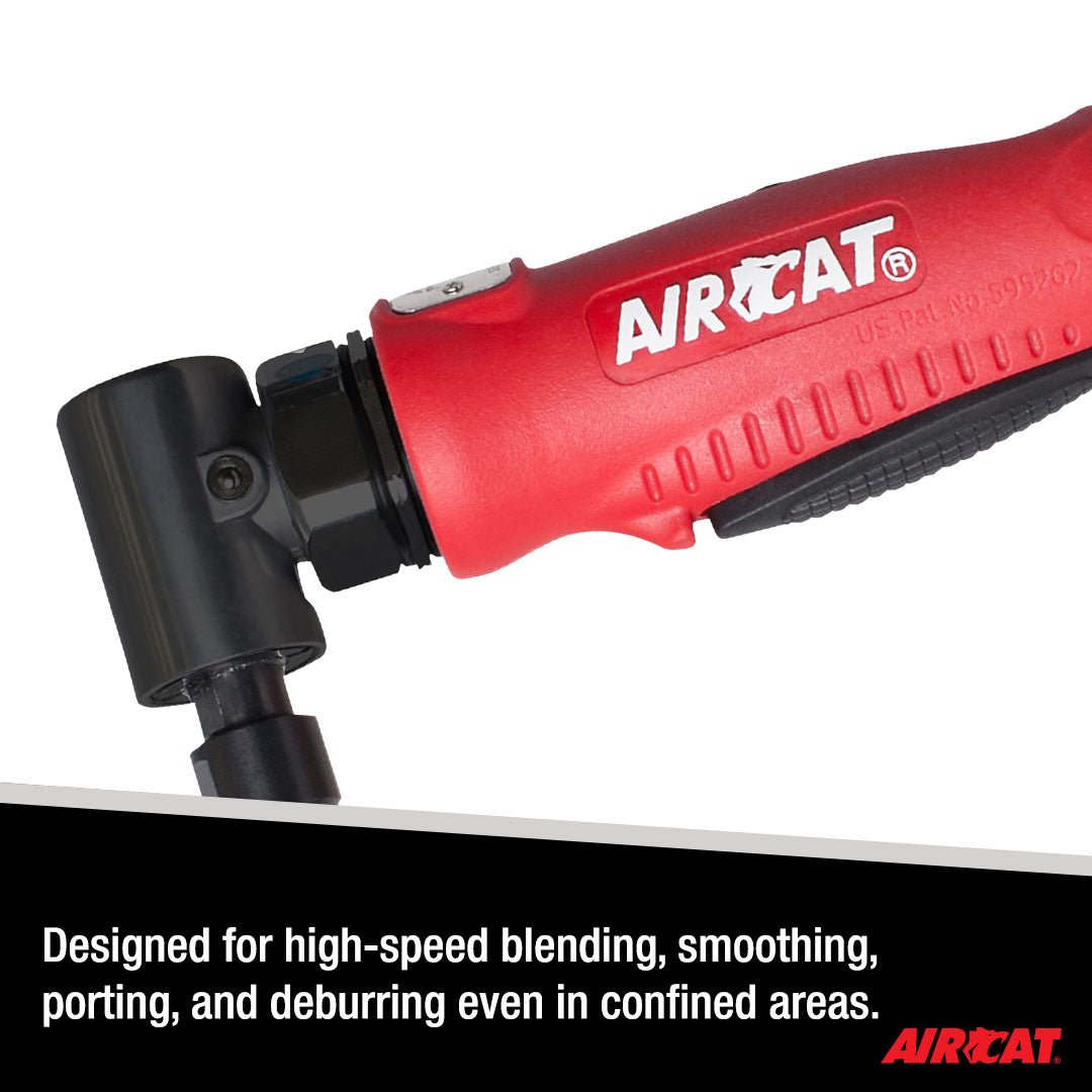 AIRCAT Pneumatic Tools 6255 Composite Right Angle Die Grinder 20,000 RPM - AAA Industrial Supply