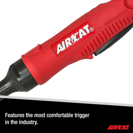 AIRCAT Pneumatic Tools 6270: 1 HP Composite Extended Straight Die Grinder 20,000 RPM - AAA Industrial Supply