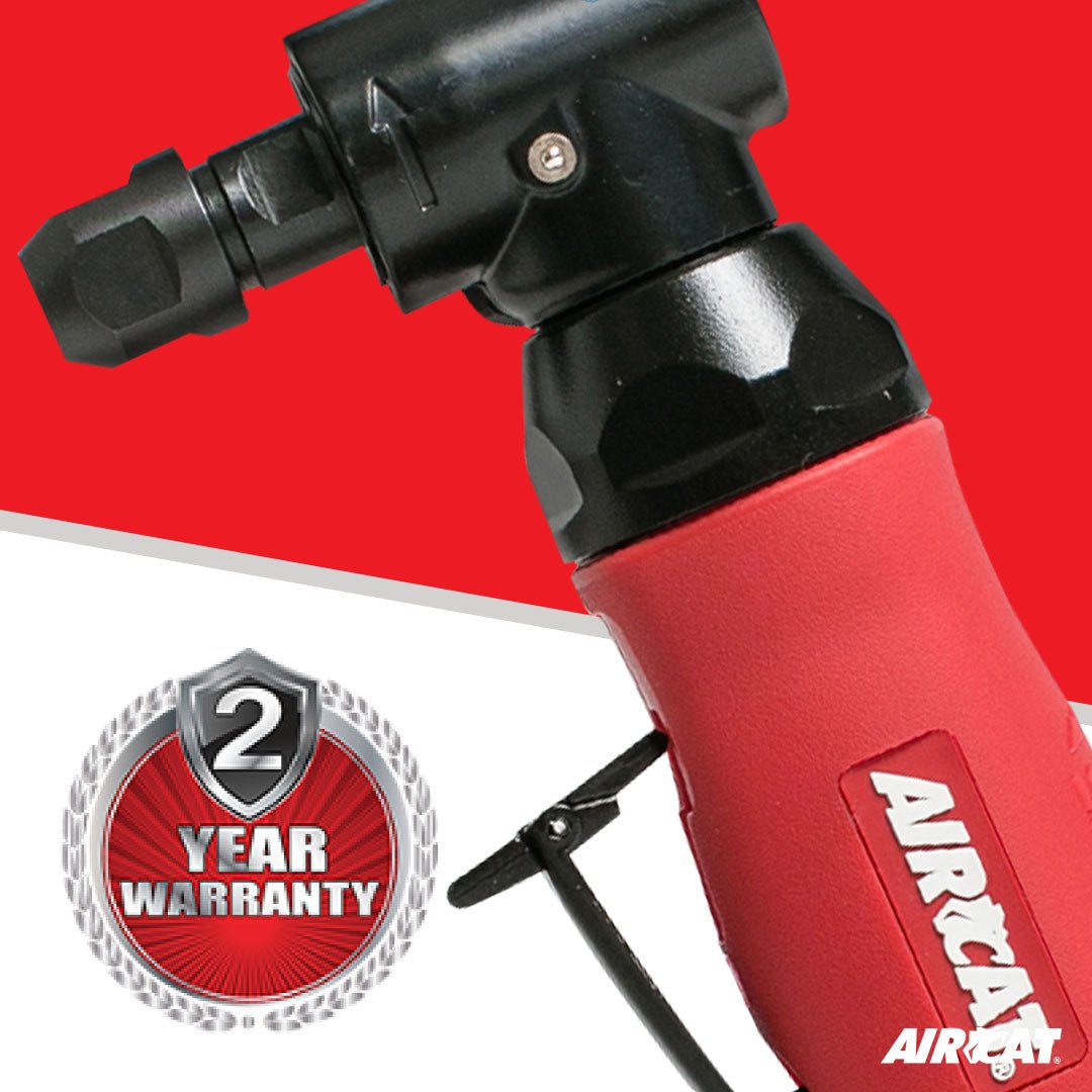 AIRCAT Pneumatic Tools 6280 .75 HP Angle Die Grinder with Spindle Lock 18,000 RPM - AAA Industrial Supply