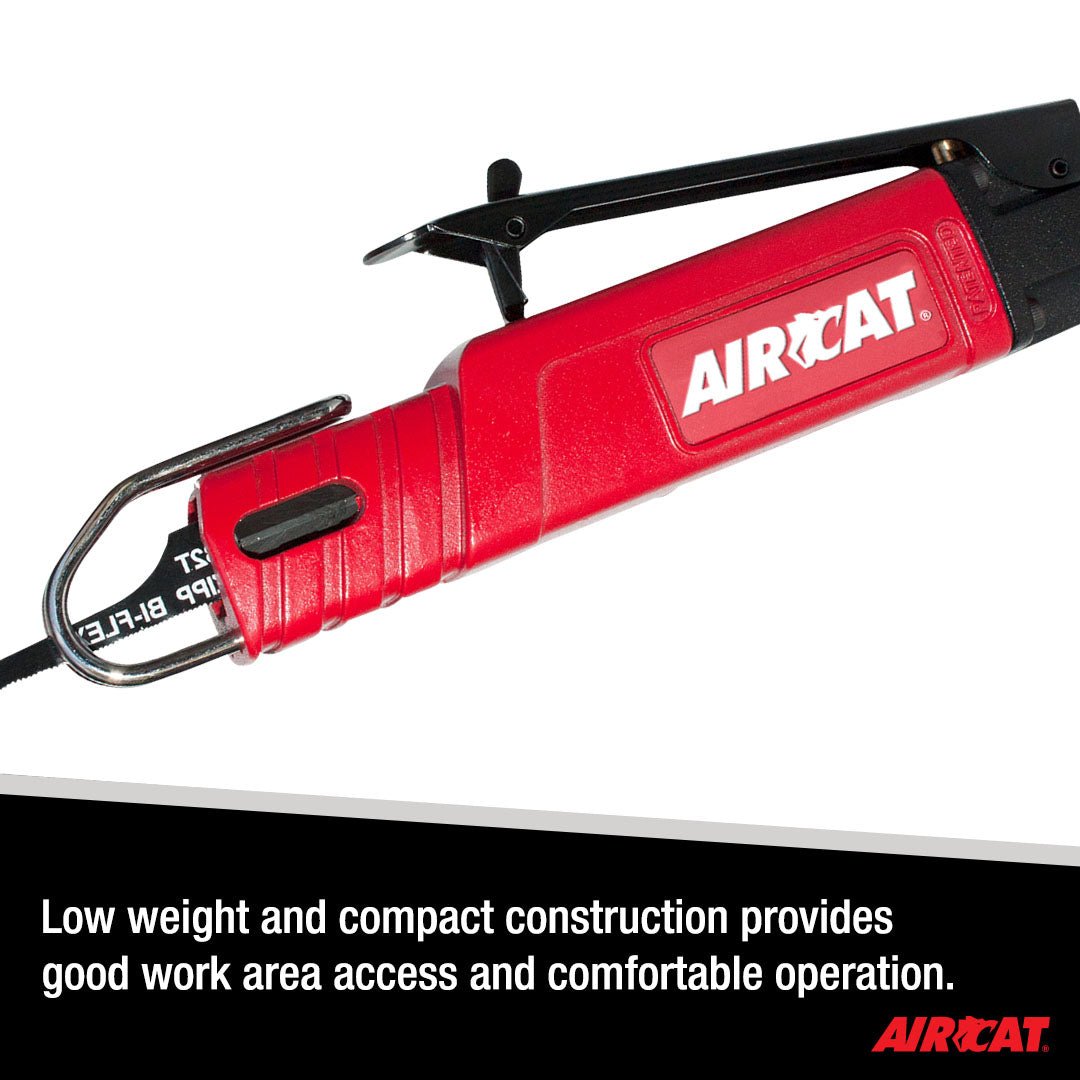 AIRCAT Pneumatic Tools 6350 Low Vibration Reciprocating Air Saw 9,500 Strokes per Minute - AAA Industrial Supply