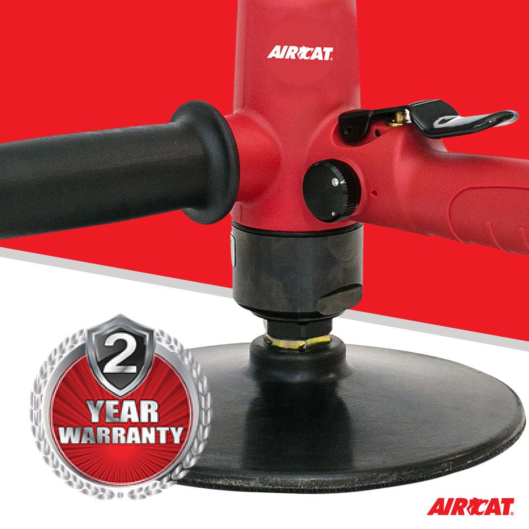 AIRCAT Pneumatic Tools 6370: .6 HP Composite Low Weight Vertical Polisher 3,500 RPM - AAA Industrial Supply