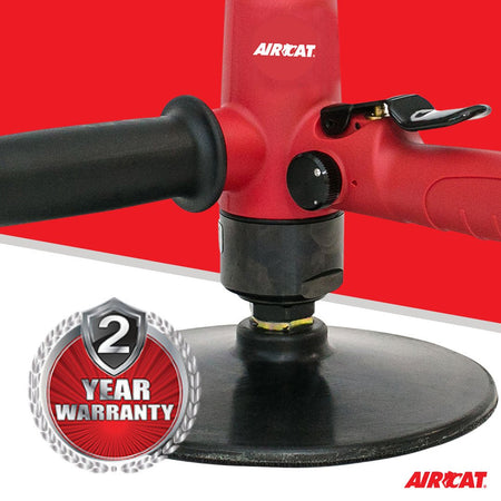 AIRCAT Pneumatic Tools 6370: .6 HP Composite Low Weight Vertical Polisher 3,500 RPM - AAA Industrial Supply