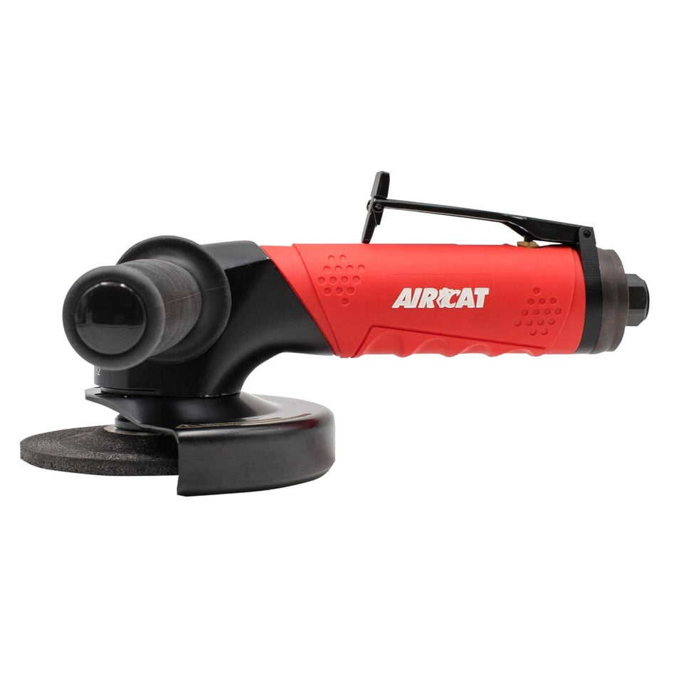 AIRCAT Pneumatic Tools 6380: 2.3 HP 5-Inch Heavy Duty Angle Grinder 12,000 RPM - AAA Industrial Supply