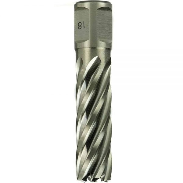 Annular cutter, HSS, D 1", DoC 2", Weldon. - AAA Industrial Supply