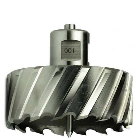 Annular cutter, HSS, D 2 5/8", DoC 1", Weldon. - AAA Industrial Supply