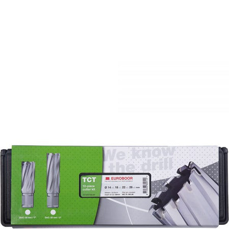 Annular cutter, TCT, D 1", DoC 1", Weldon. - AAA Industrial Supply