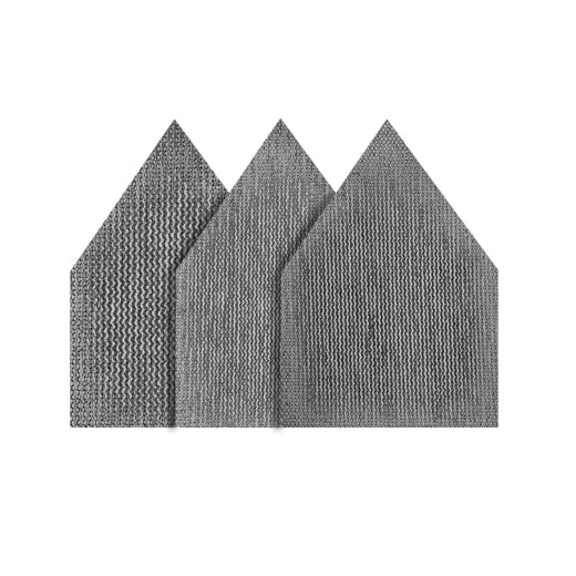 Assorted 80, 120 & 180 Grit Mesh Sanding Sheets for M12 FUEL™ Orbital Detail Sander (36 PK) - AAA Industrial Supply