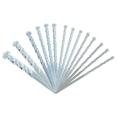AvantiPRO Carbide Tipped Masonry Drill Bit Set (14 - pieces) - AAA Industrial Supply