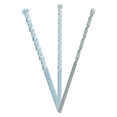 AvantiPRO Carbide Tipped Masonry Drill Bit Set (3 - pieces) - AAA Industrial Supply