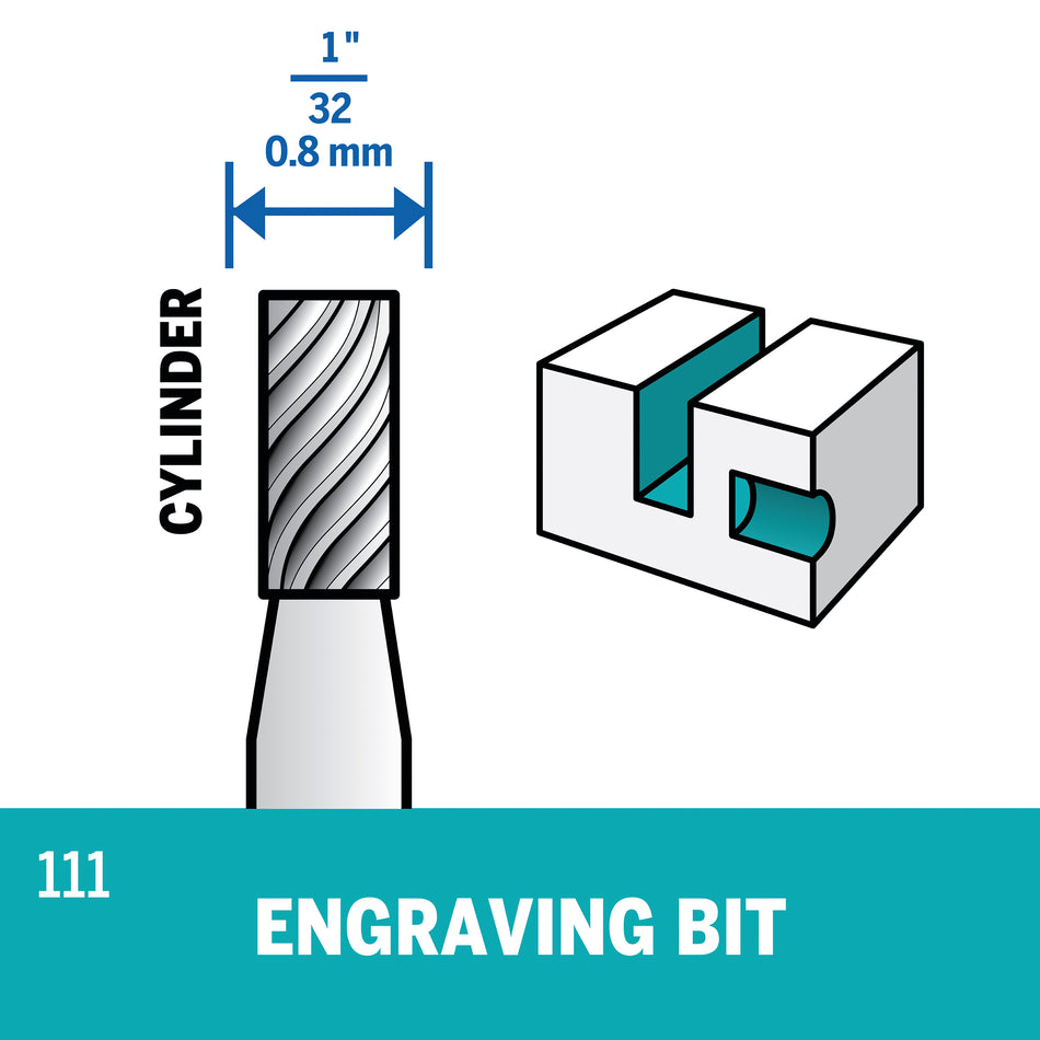 Dremel 1/32 In. (0.8 mm) Engraving Bit
