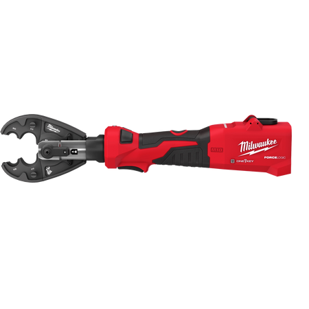 Milwaukee M18™ FORCE LOGIC™ 6T Linear Utility Crimper w/ BG-D3 Jaw & Cutting Jaws