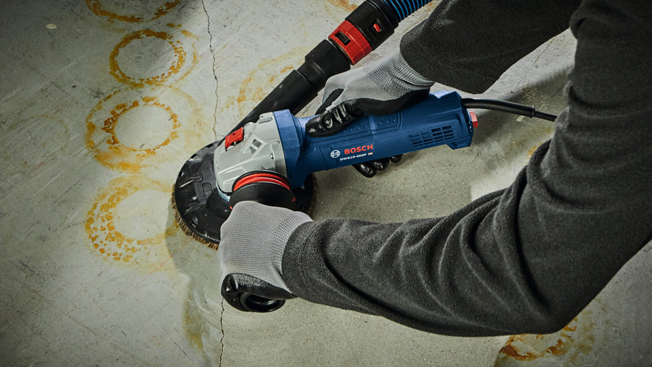 Bosch 4-1/2 In. Ergonomic Angle Grinder with Lock-On Paddle Switch