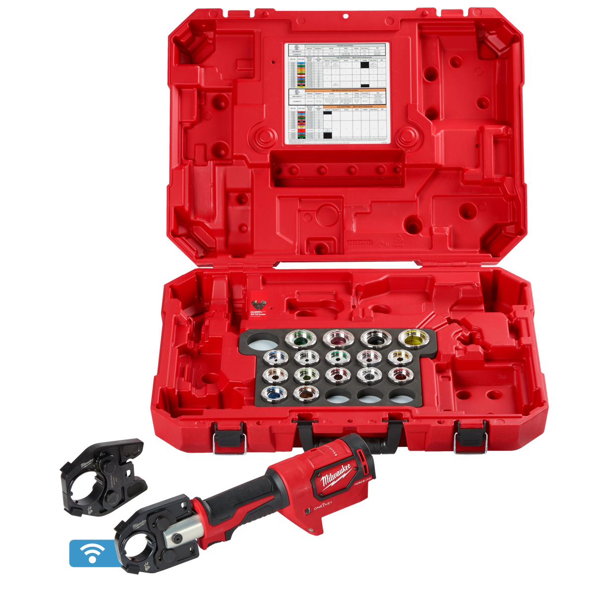 Milwaukee M18™ FORCE LOGIC™ 600 MCM Al Crimper w/ 750 MCM Expanded Jaw