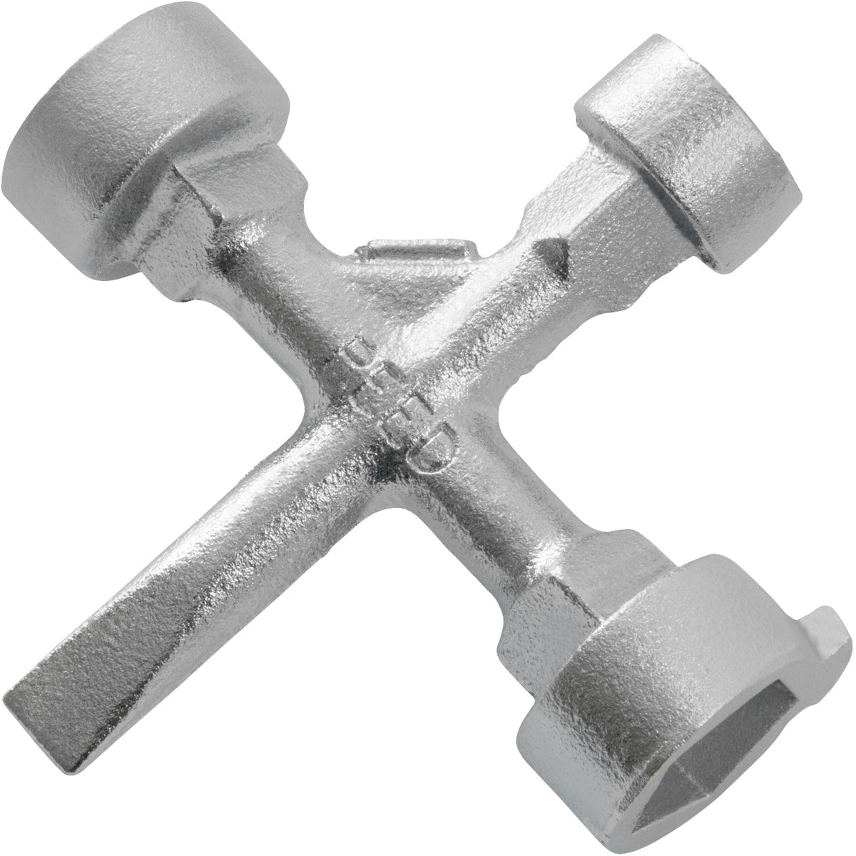 Meter Box & Curb Box Lid Key, 5 in OAL, Plated