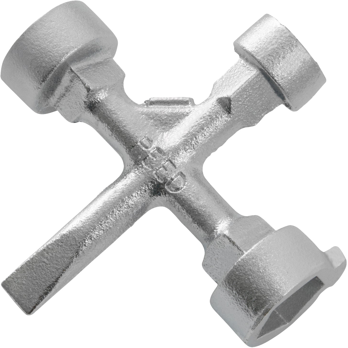 Meter Box & Curb Box Lid Key, 5 in OAL, Plated
