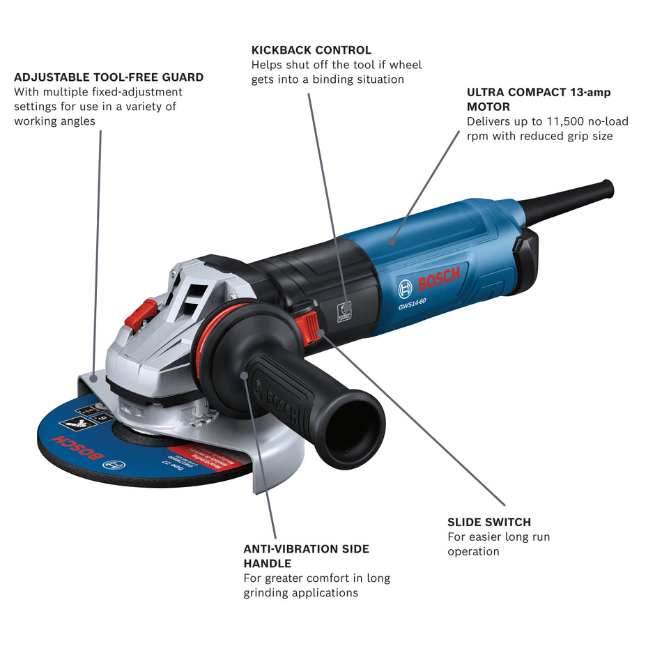 Bosch 6 In. Angle Grinder