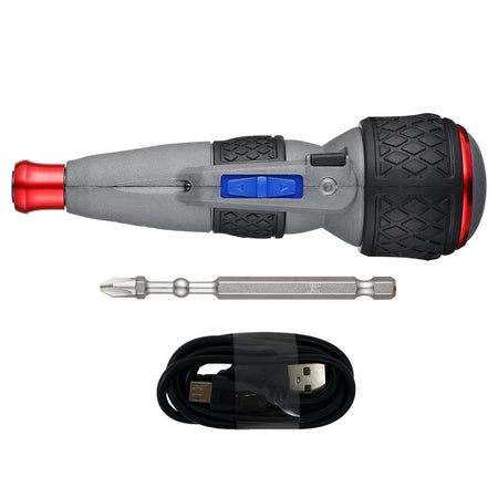 BALL GRIP Rechargeable Screwdriver Cordless (High Speed) No.220USB-S1U 220USBS1U Made in Japan by VESSEL - AAA Industrial Supply