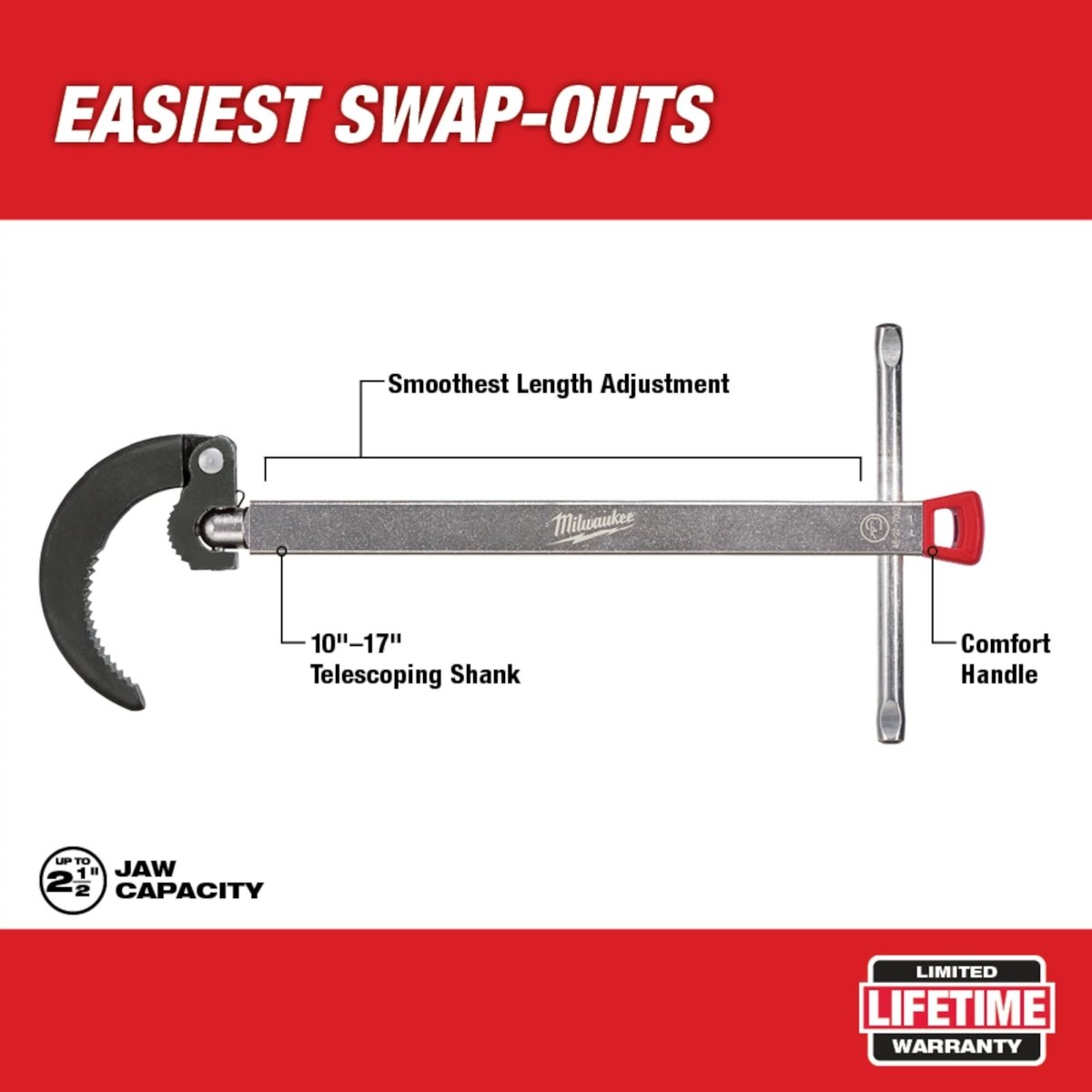 Basin Wrench - 2.5" Capacity - AAA Industrial Supply