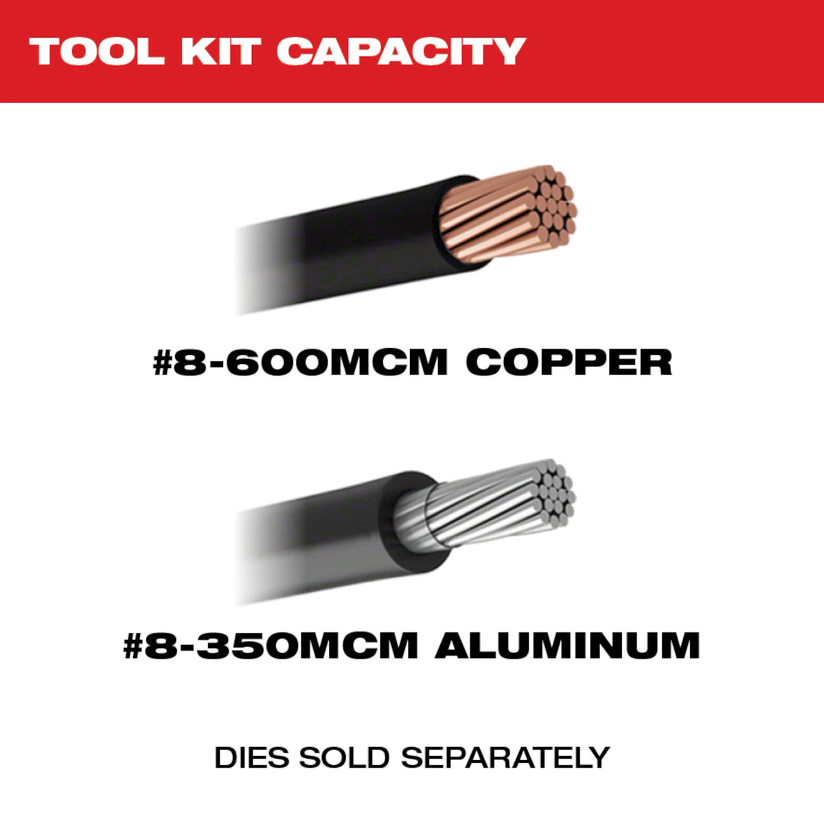 Milwaukee M18™  FORCE LOGIC™ 600 MCM Crimper