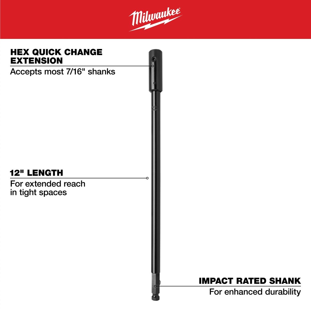 Bit Extension 12" - AAA Industrial Supply