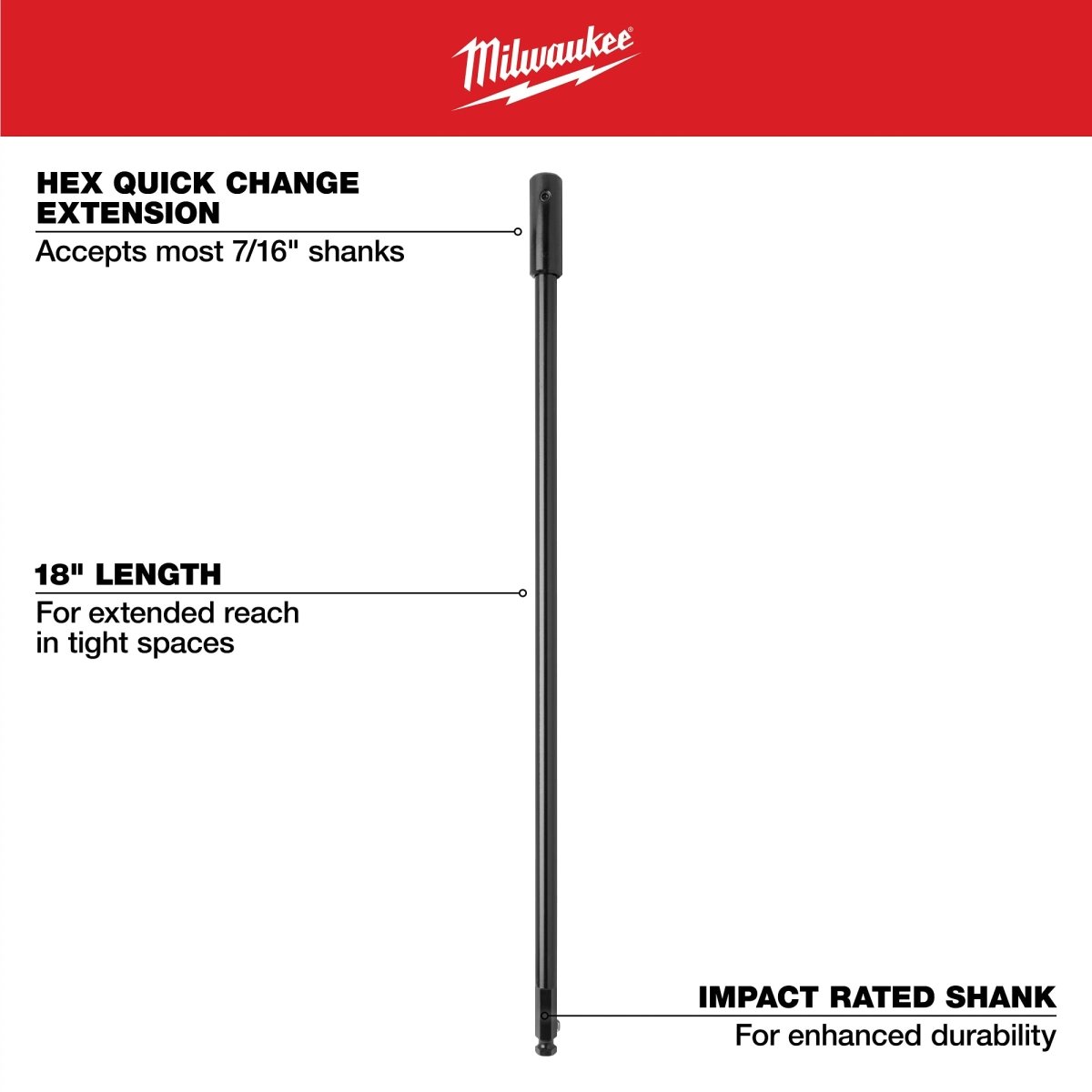 Bit Extension 18" - AAA Industrial Supply