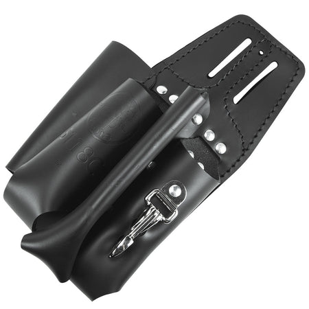 Black Leather Tool Pouch for Belts - AAA Industrial Supply