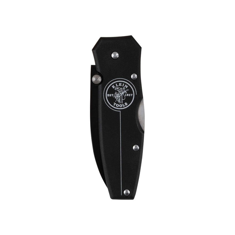 Black Lightweight Lockback Knife 2 - 1/4 - Inch Drop Point Blade - AAA Industrial Supply