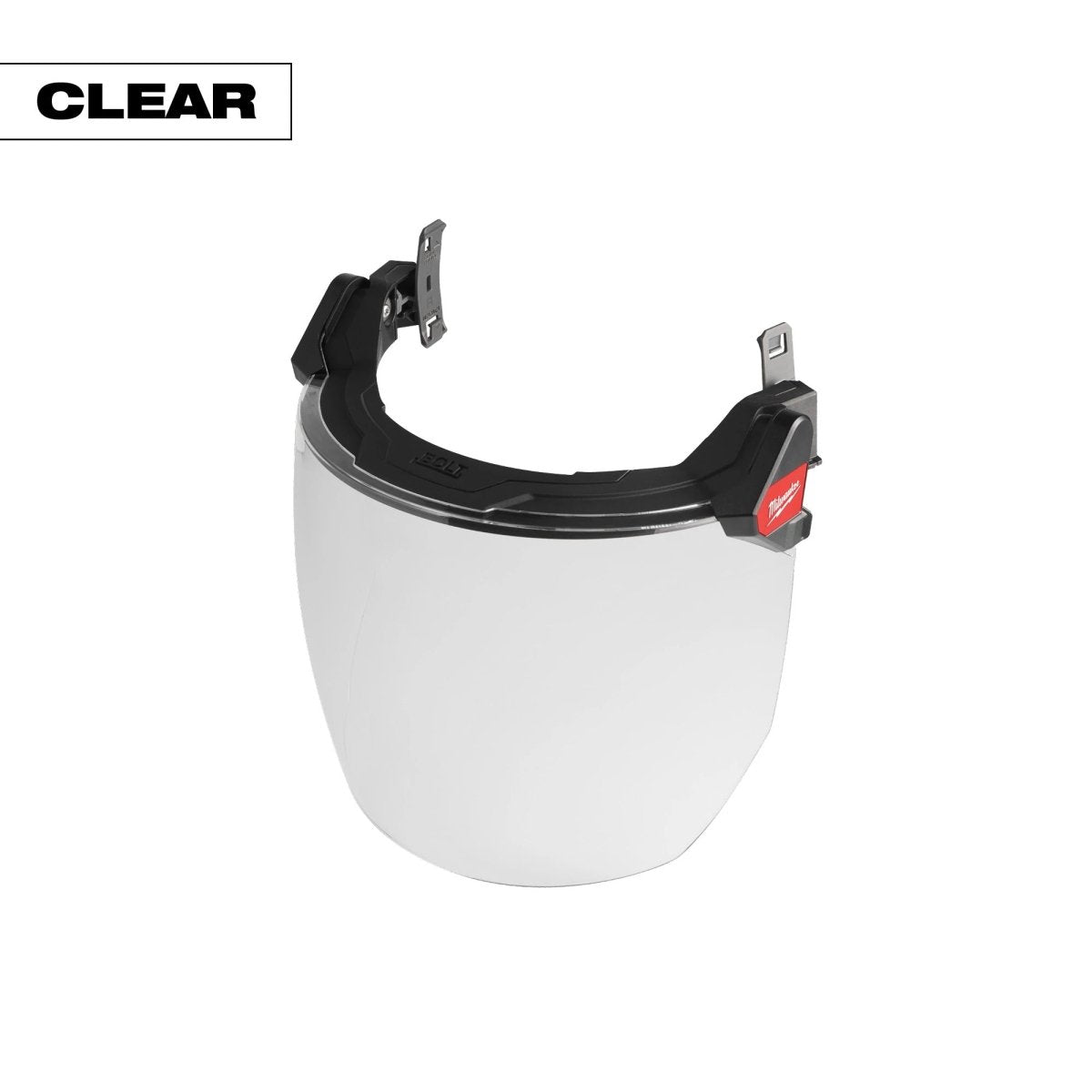BOLT™ Full Face Shield - Clear Dual Coat Lens (Compatible with Milwaukee® Safety Helmets & Hard Hats) - AAA Industrial Supply