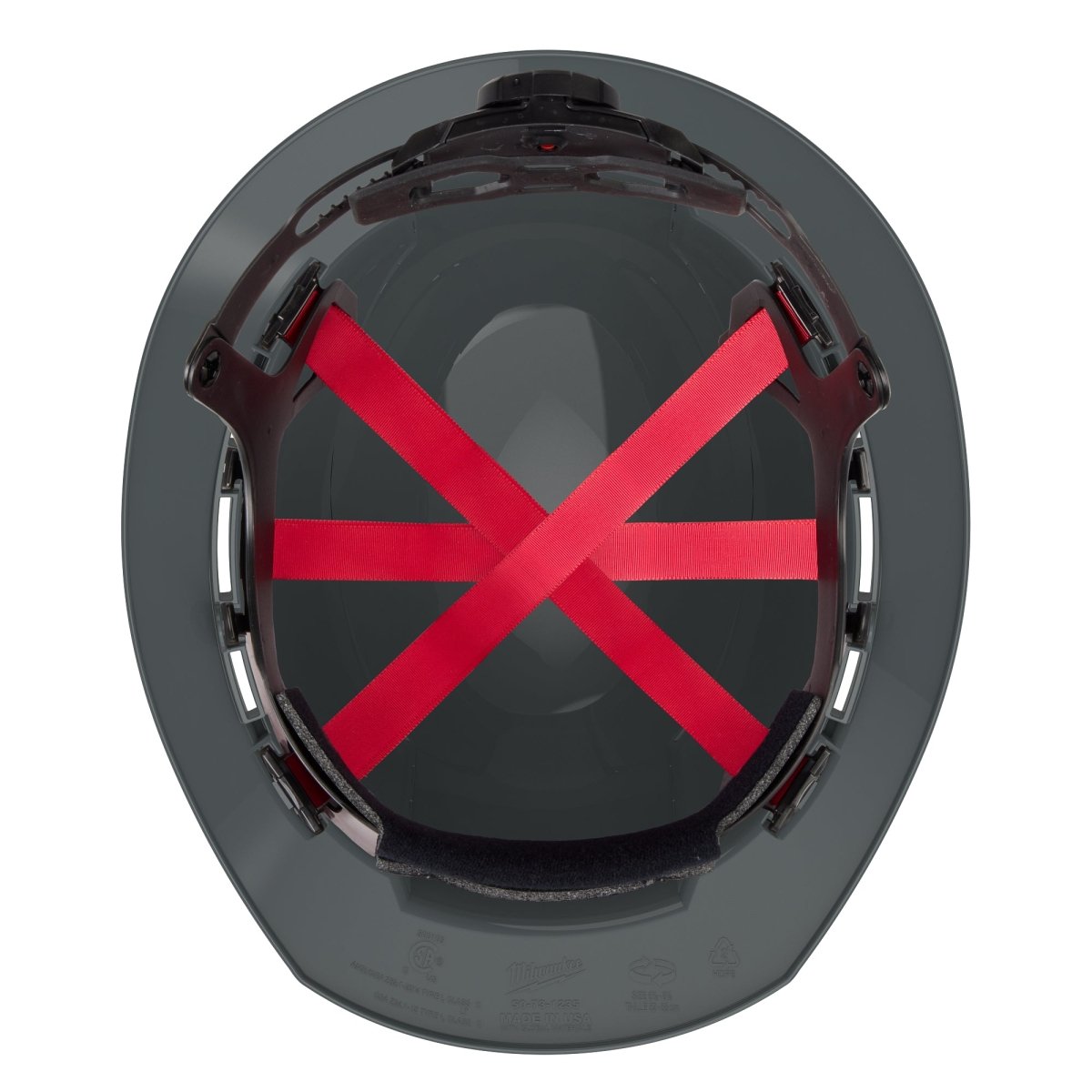 BOLT™ Gray Full Brim Vented Hard Hat w/6pt Ratcheting Suspension (USA) - Type 1, Class C - AAA Industrial Supply