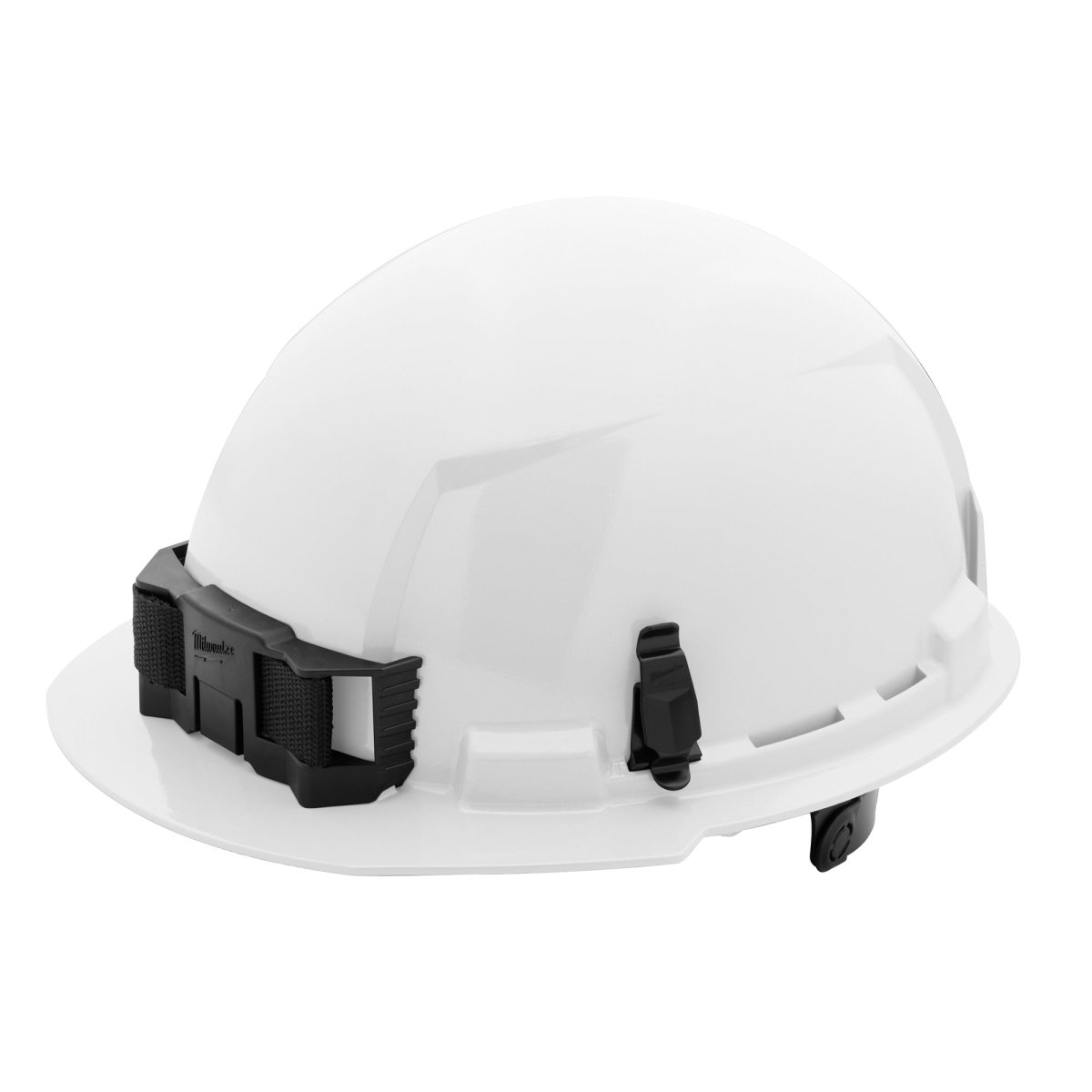 BOLT™ White Front Brim Hard Hat w/6pt Ratcheting Suspension (USA) - Type 1, Class E - AAA Industrial Supply
