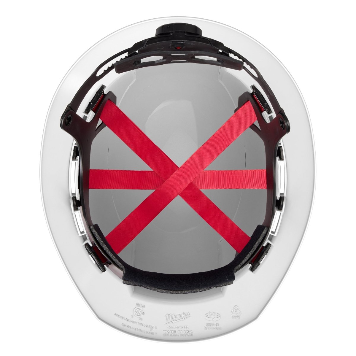 BOLT™ White Full Brim Vented Hard Hat w/6pt Ratcheting Suspension (USA) - Type 1, Class C - AAA Industrial Supply